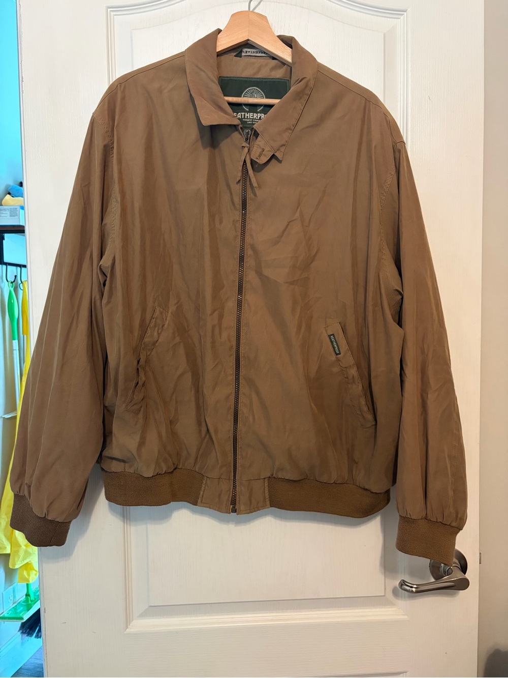 Weatherproof Size XL Olive Green Bomber Jacket